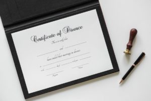 certificate of divorce